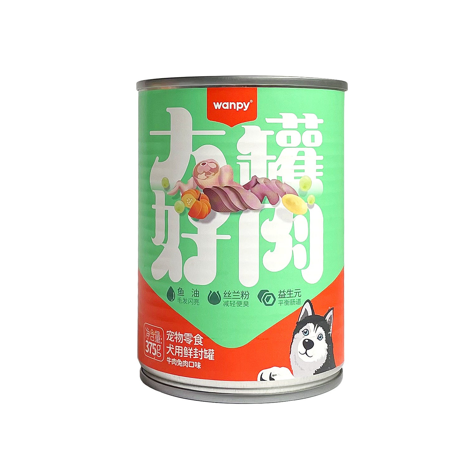 Naughty Dog Canned 375g Beef Chicken Wet Food