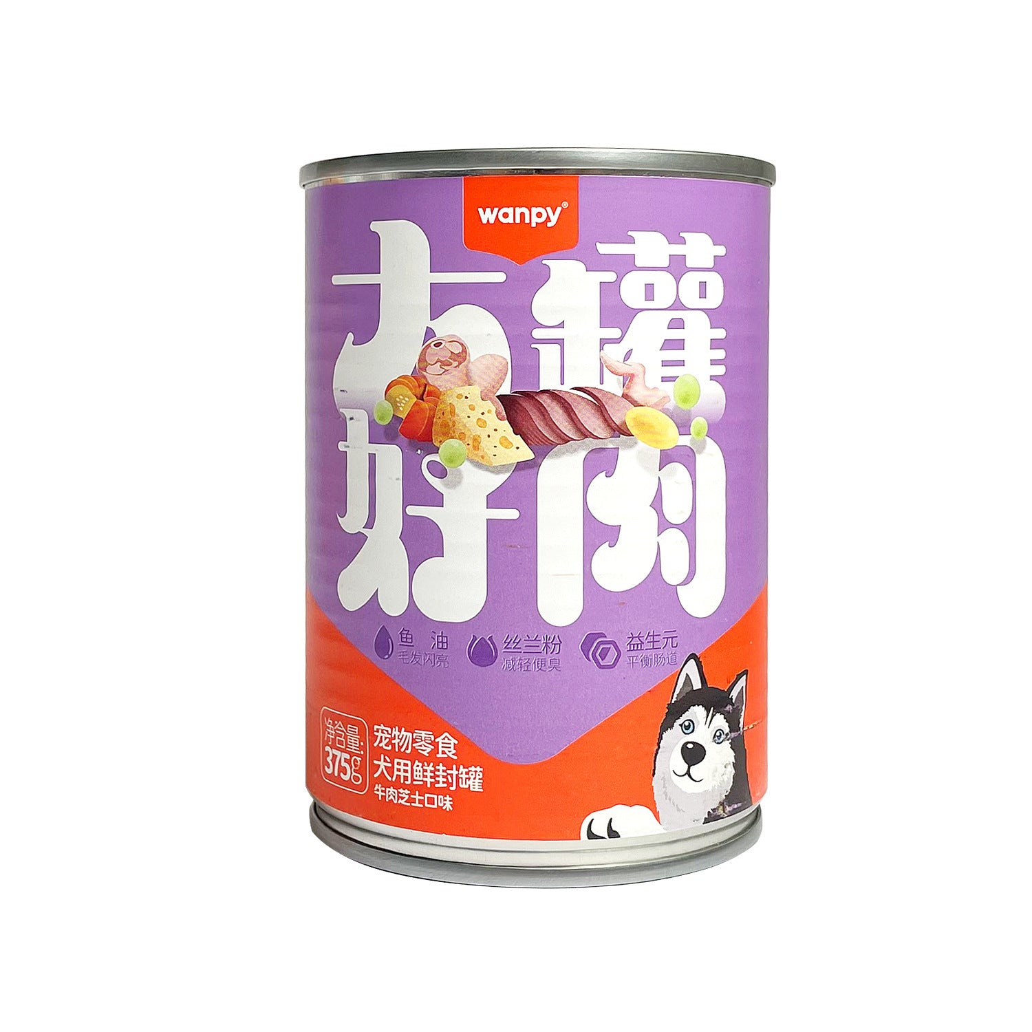 Naughty Dog Canned 375g Beef Chicken Wet Food